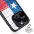 Texas Flag Light Wood iPhone 14 Pro Kickstand Case